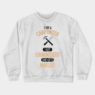 Wood Carpenter Joiner Woodcutter Craftsman Crewneck Sweatshirt